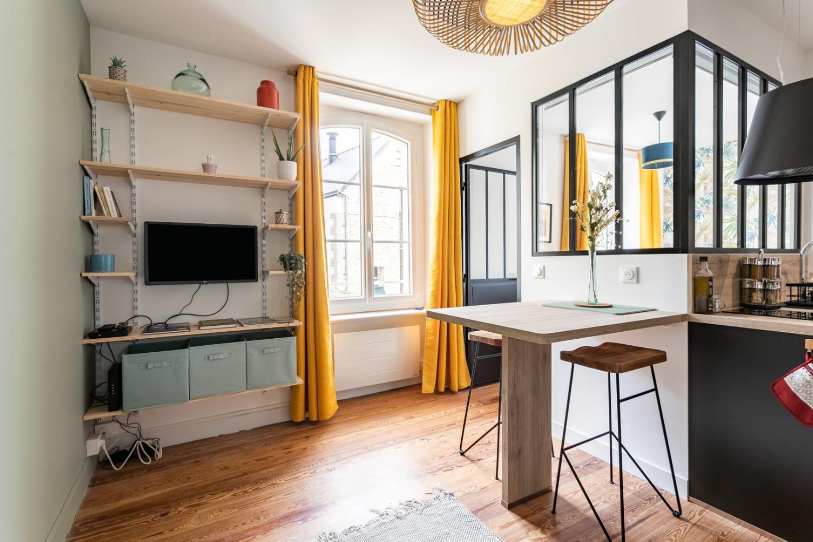 Lucelyne - Beau T2 Renove - Centre - Plage 400M Apartment Dinard Ngoại thất bức ảnh