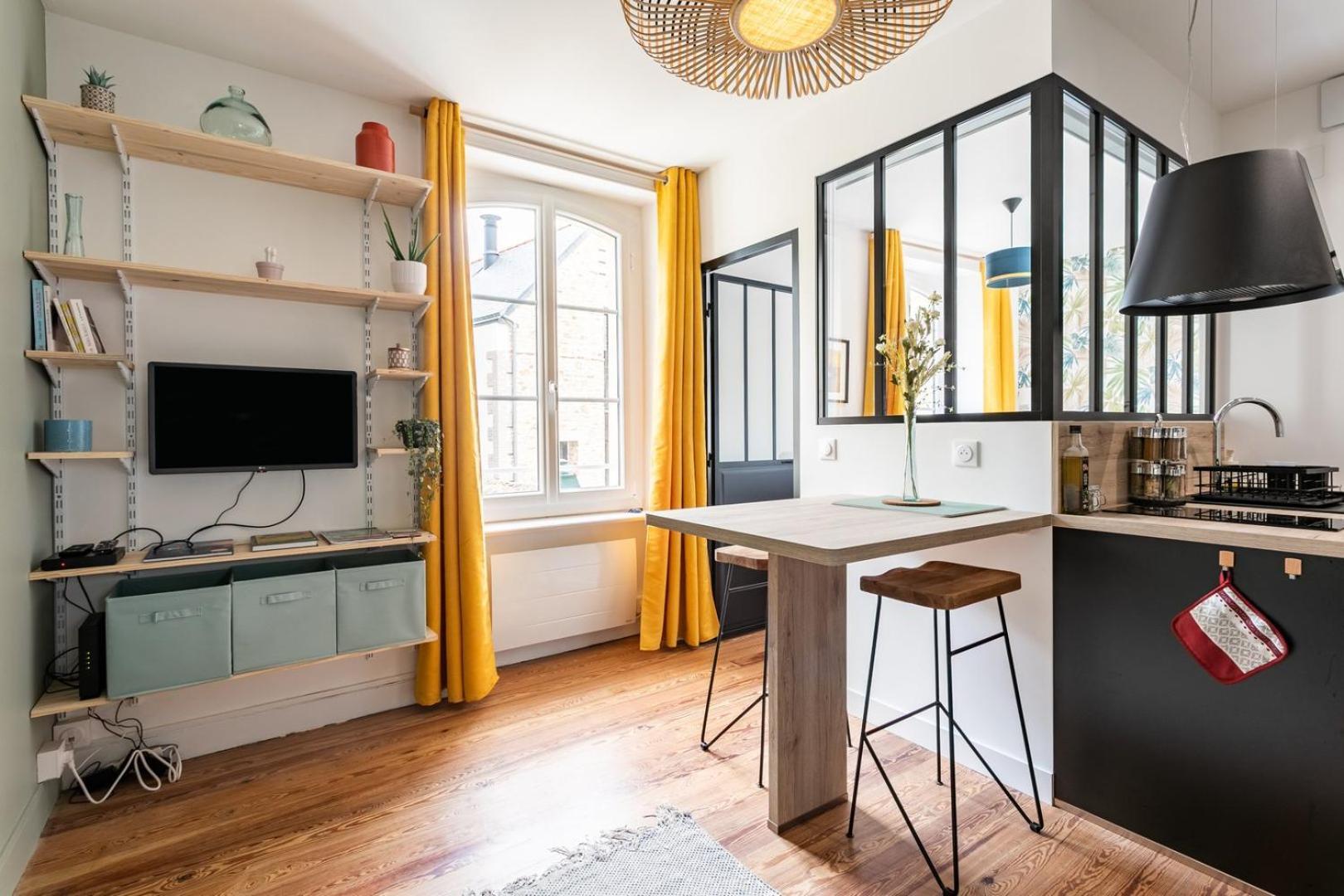 Lucelyne - Beau T2 Renove - Centre - Plage 400M Apartment Dinard Ngoại thất bức ảnh